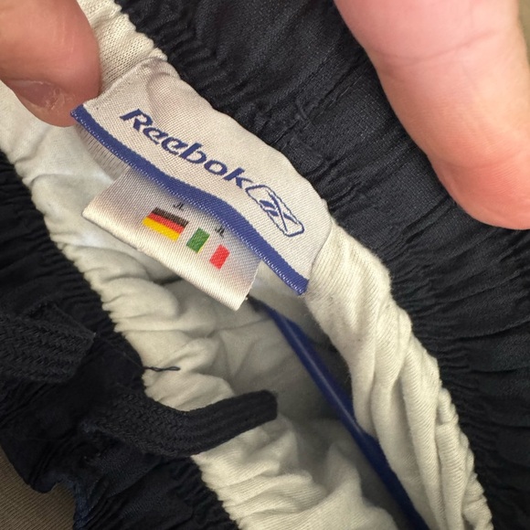 Reebok Black Sweatpants with Sporty Stripes - Picture 3 of 3